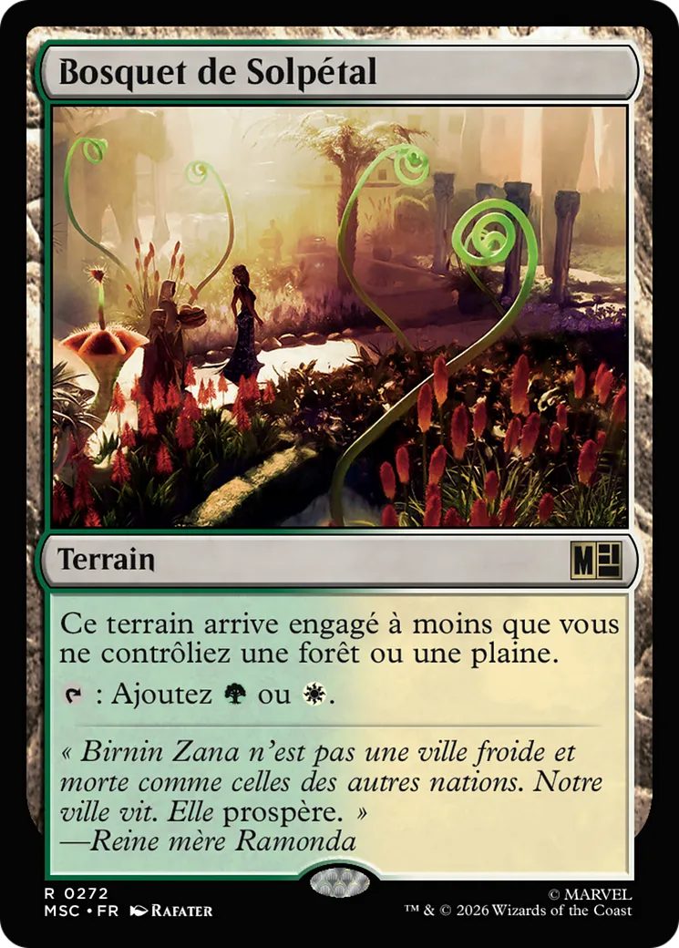 Bosquet de Solpétal from Marvel Super Heroes Commander - Magic: The Gathering