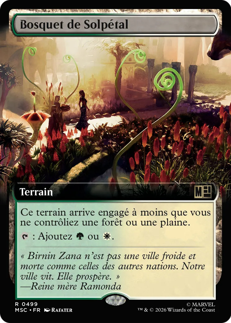 Bosquet de Solpétal — Marvel Super Heroes Commander — Magic: The Gathering