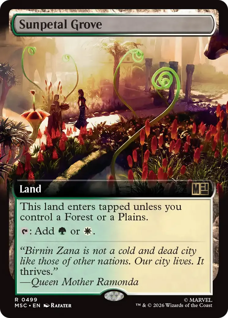 Sunpetal Grove — Marvel Super Heroes Commander — Magic: The Gathering