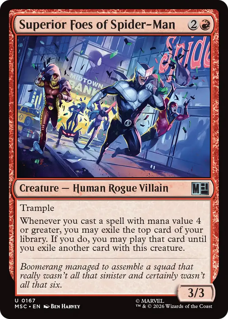Ennemis supérieurs de Spider-man — Marvel Super Heroes Commander — Magic: The Gathering