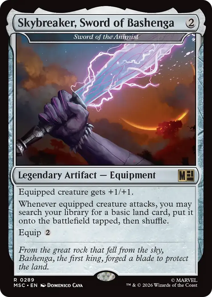 Sword of the Animist — Marvel Super Heroes Commander — Magic: The Gathering