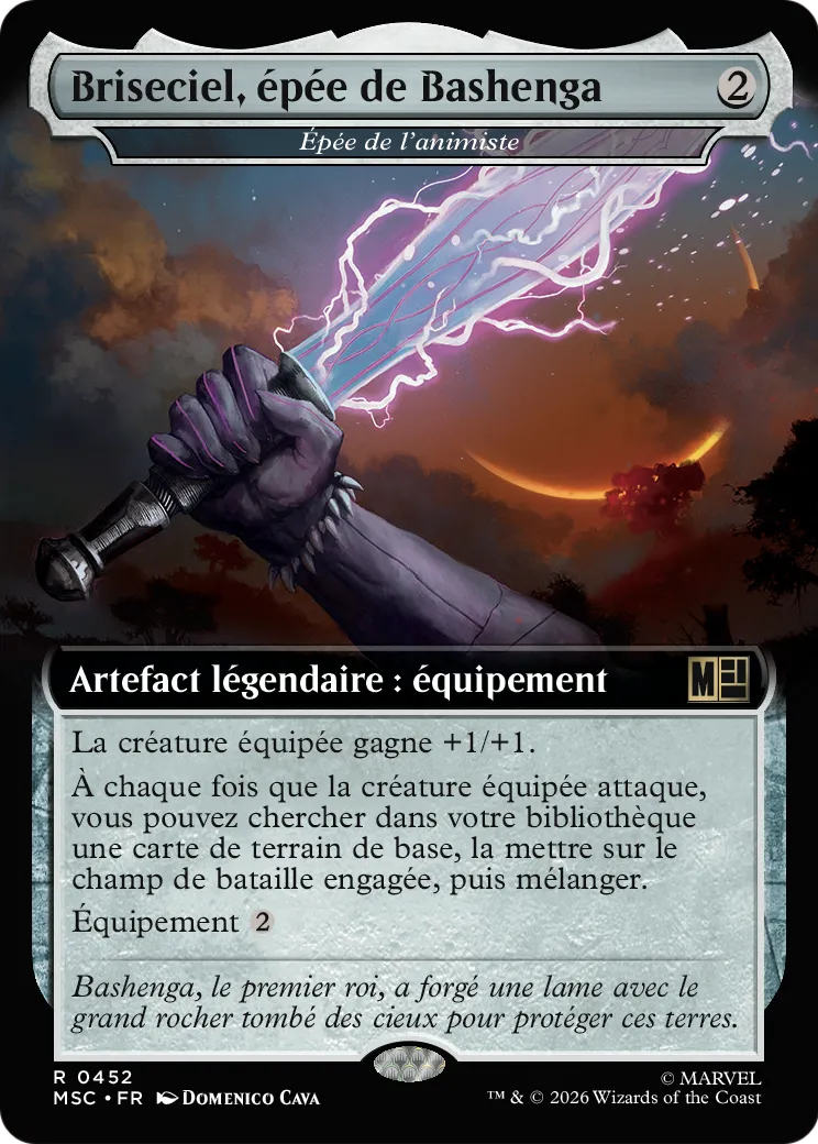 Épée de l'animiste — Marvel Super Heroes Commander — Magic: The Gathering