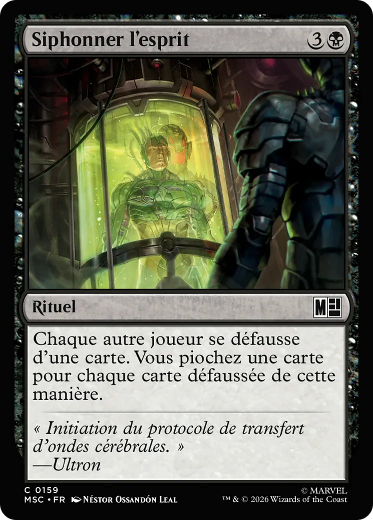 Siphonner l'esprit — Marvel Super Heroes Commander — Magic: The Gathering