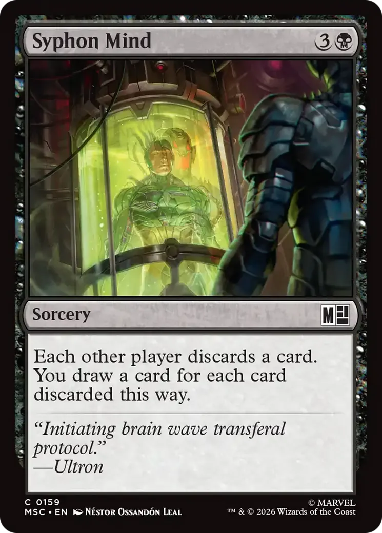 Siphonner l'esprit — Marvel Super Heroes Commander — Magic: The Gathering