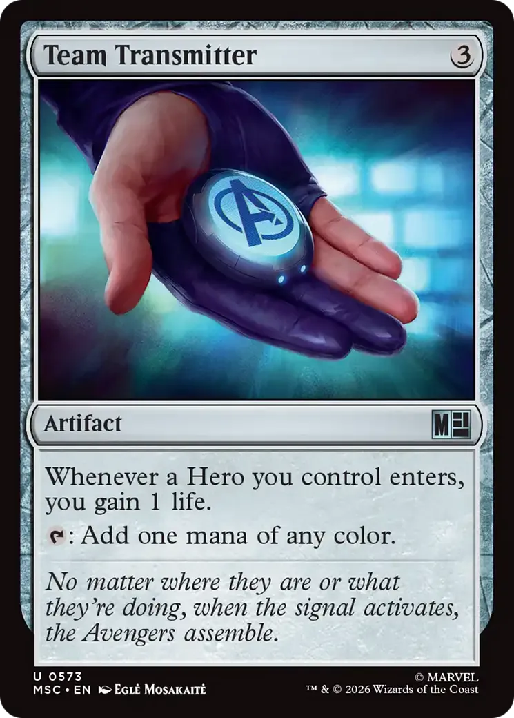 Team Transmitter from Marvel Super Heroes Commander - Magic: The Gathering