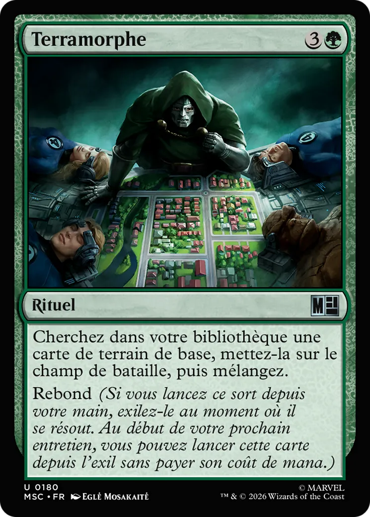 Terramorphe — Marvel Super Heroes Commander — Magic: The Gathering