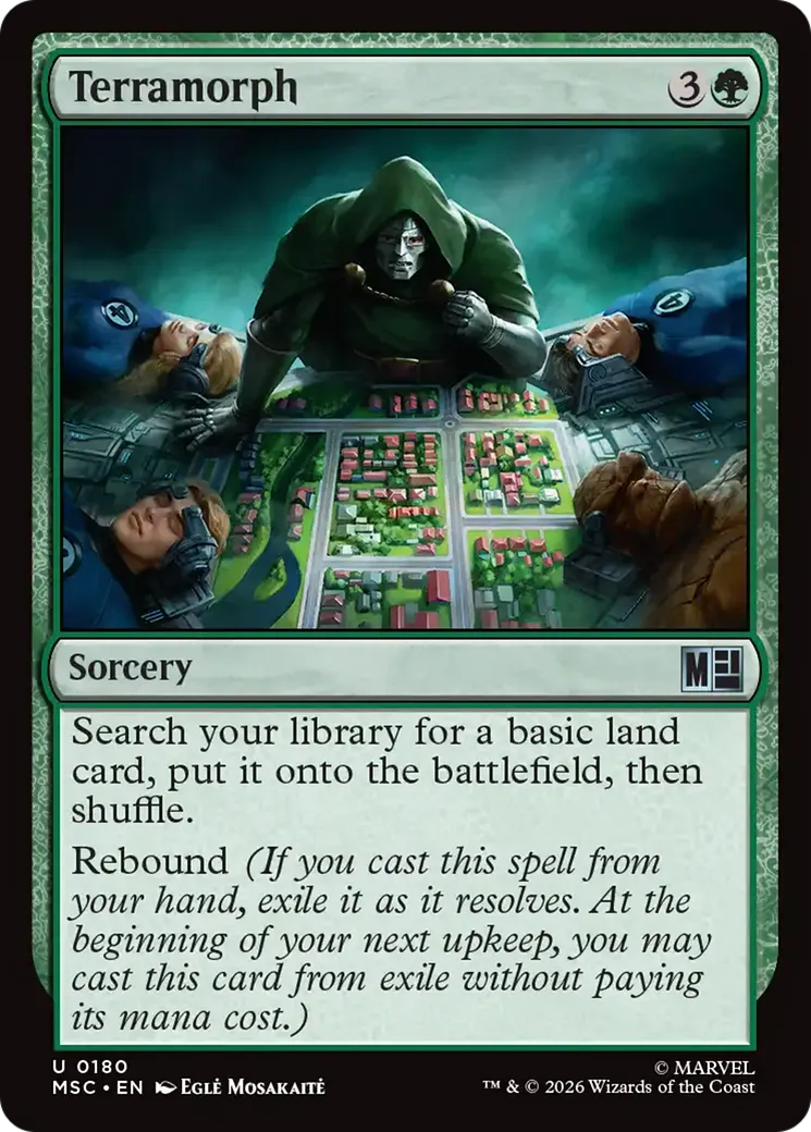 Terramorph — Marvel Super Heroes Commander — Magic: The Gathering