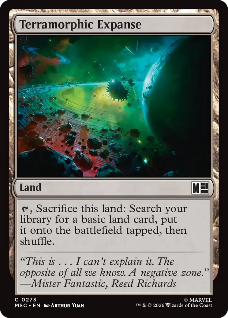 Terramorphic Expanse — Marvel Super Heroes Commander — Magic: The Gathering