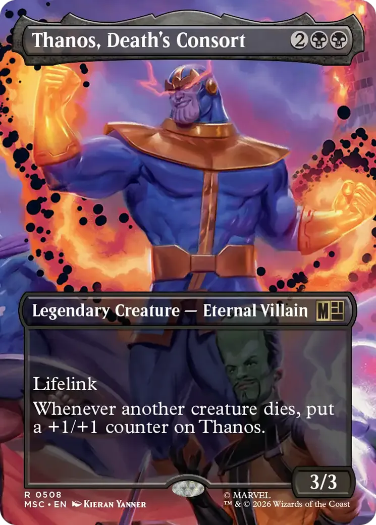 Thanos, Death's Consort — Marvel Super Heroes Commander — Magic: The Gathering
