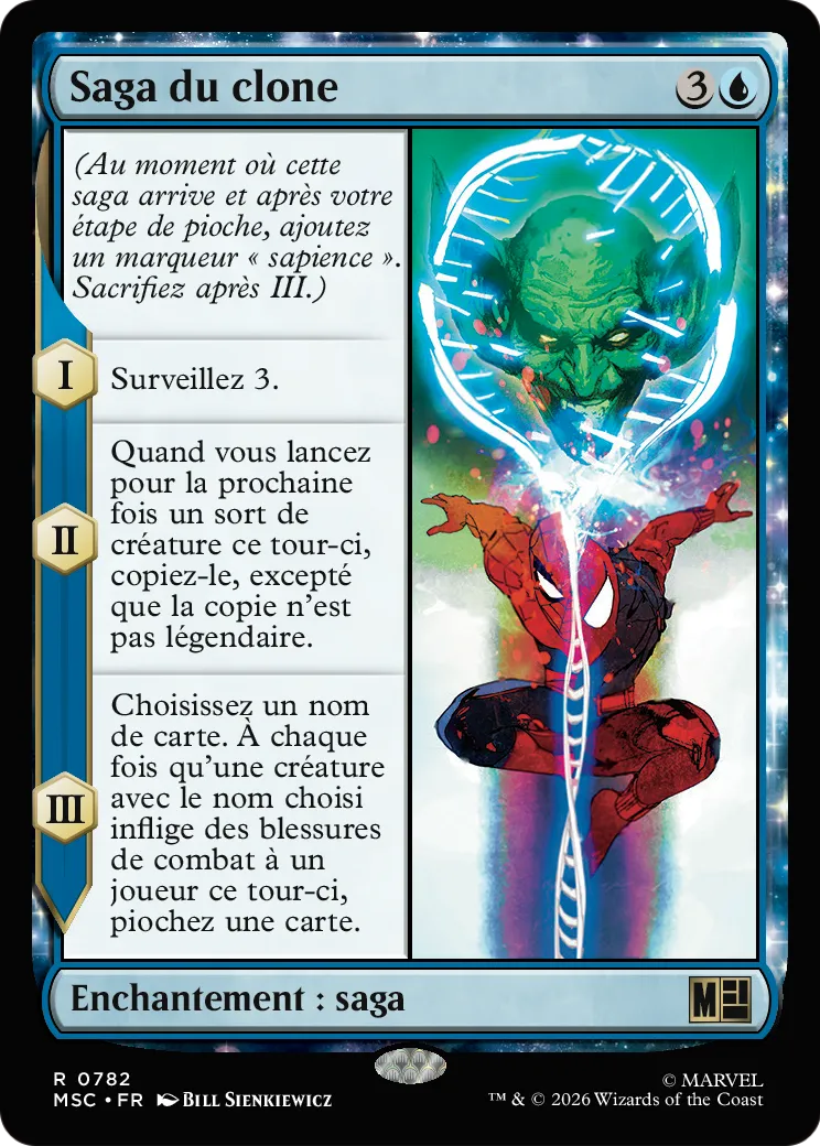 Saga du clone — Marvel Super Heroes Commander — Magic: The Gathering
