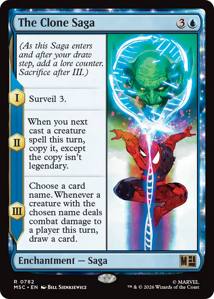 Saga du clone — Marvel Super Heroes Commander — Magic: The Gathering