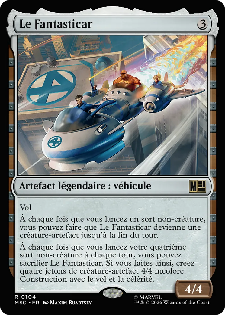 Le Fantasticar — Marvel Super Heroes Commander — Magic: The Gathering
