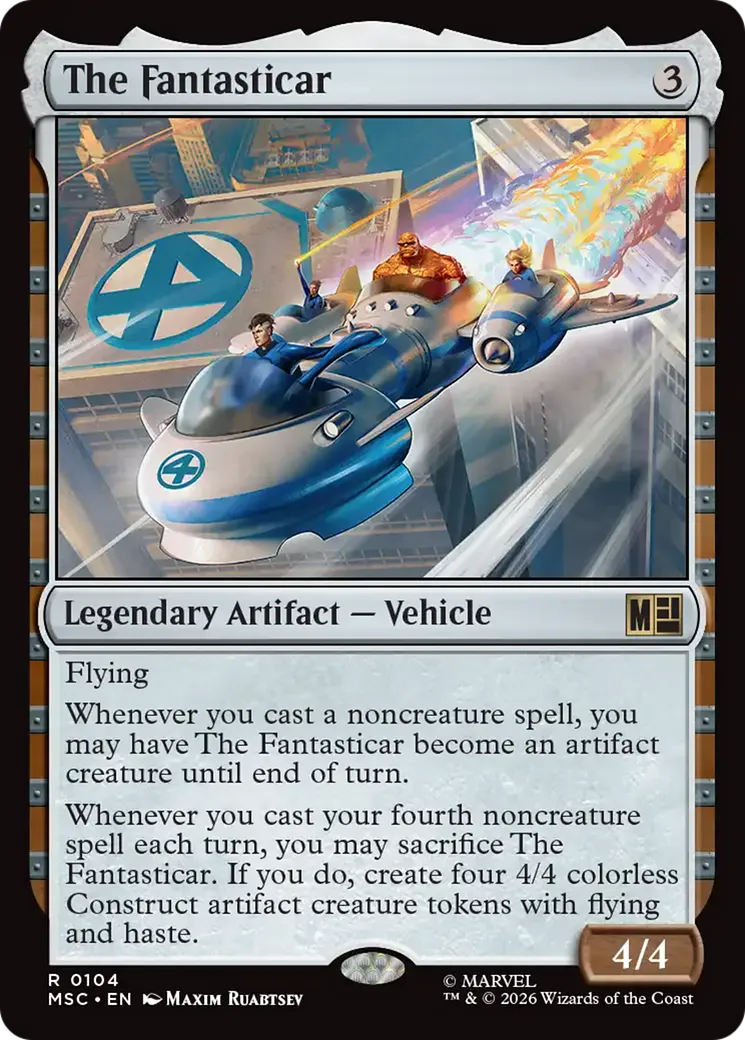 Le Fantasticar — Marvel Super Heroes Commander — Magic: The Gathering