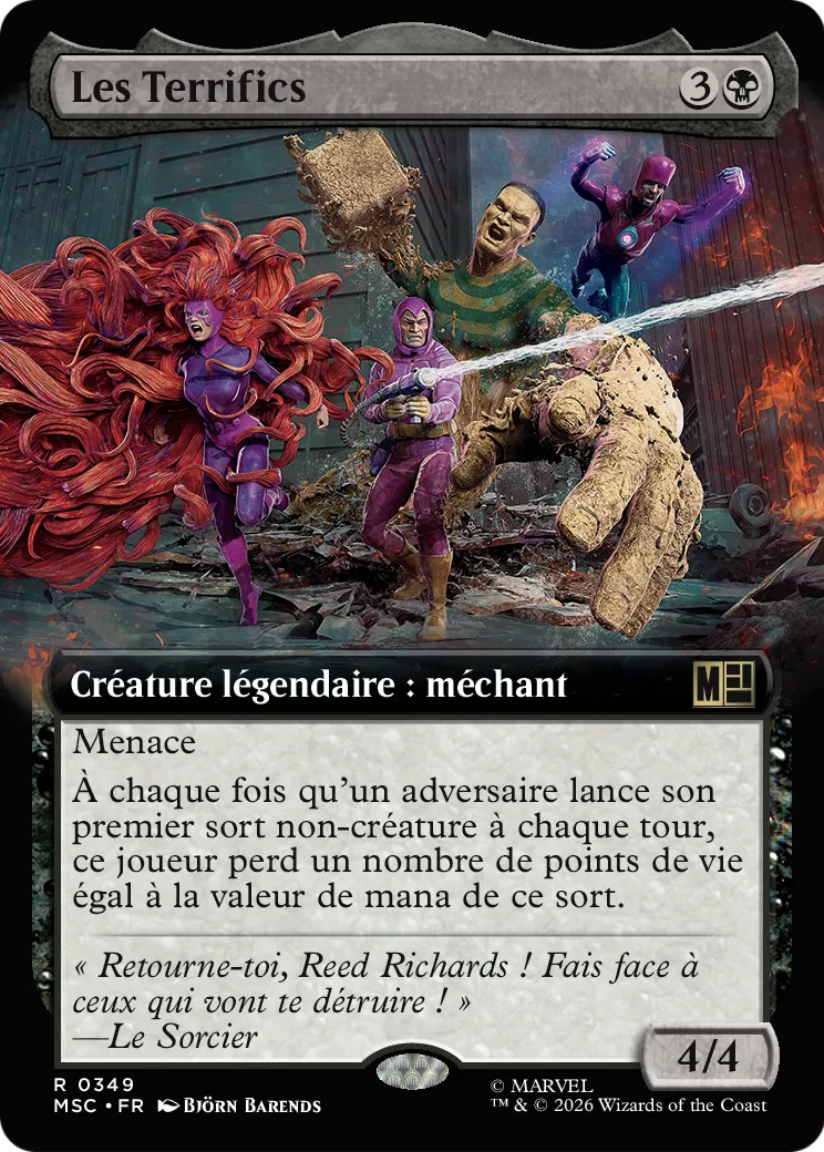 Les Terrifics — Marvel Super Heroes Commander — Magic: The Gathering