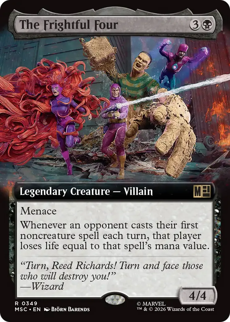 The Frightful Four — Marvel Super Heroes Commander — Magic: The Gathering