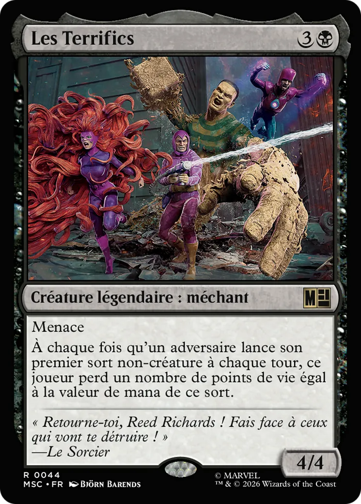 Les Terrifics — Marvel Super Heroes Commander — Magic: The Gathering