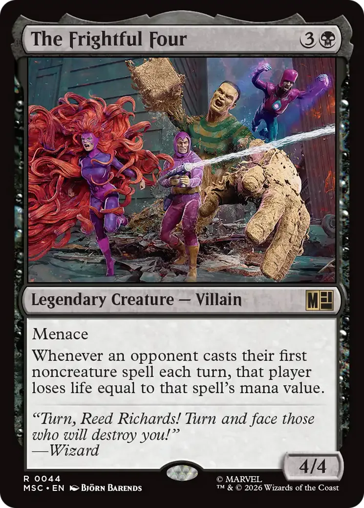 Les Terrifics — Marvel Super Heroes Commander — Magic: The Gathering
