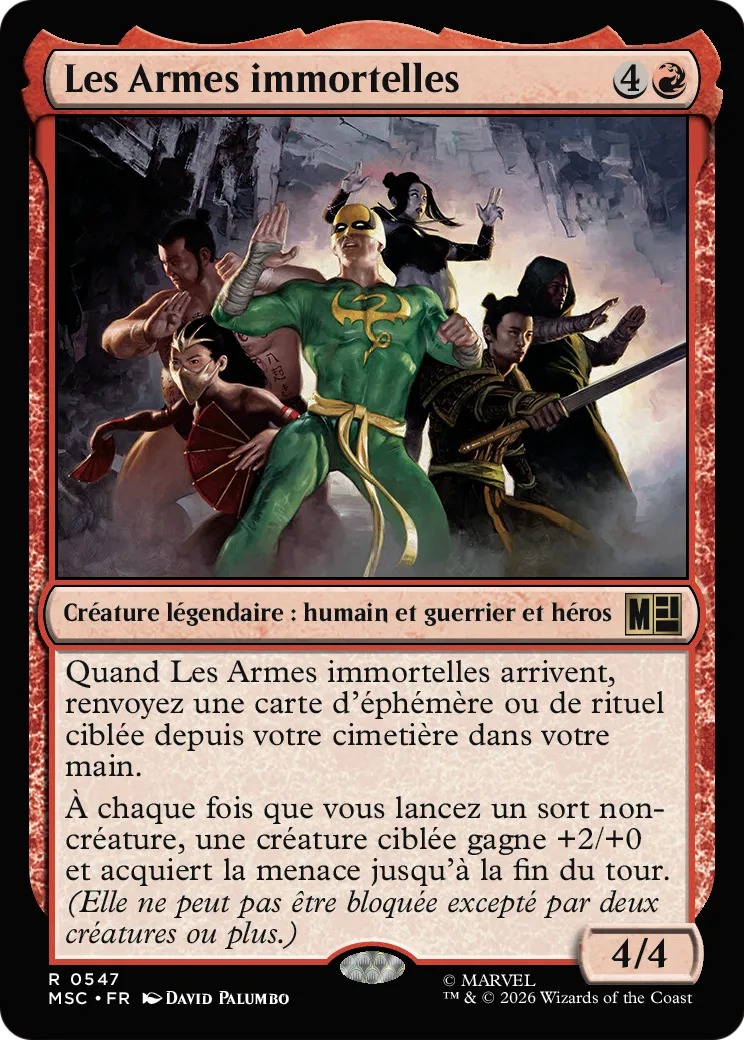 Les Armes immortelles — Marvel Super Heroes Commander — Magic: The Gathering