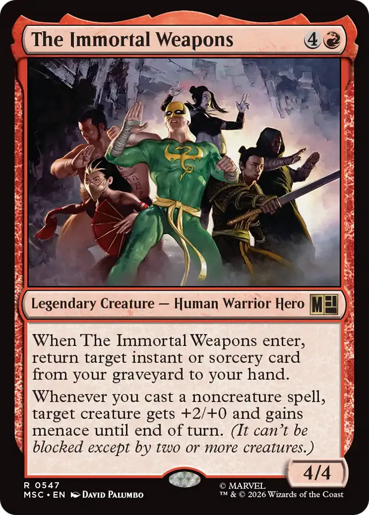 The Immortal Weapons — Marvel Super Heroes Commander — Magic: The Gathering