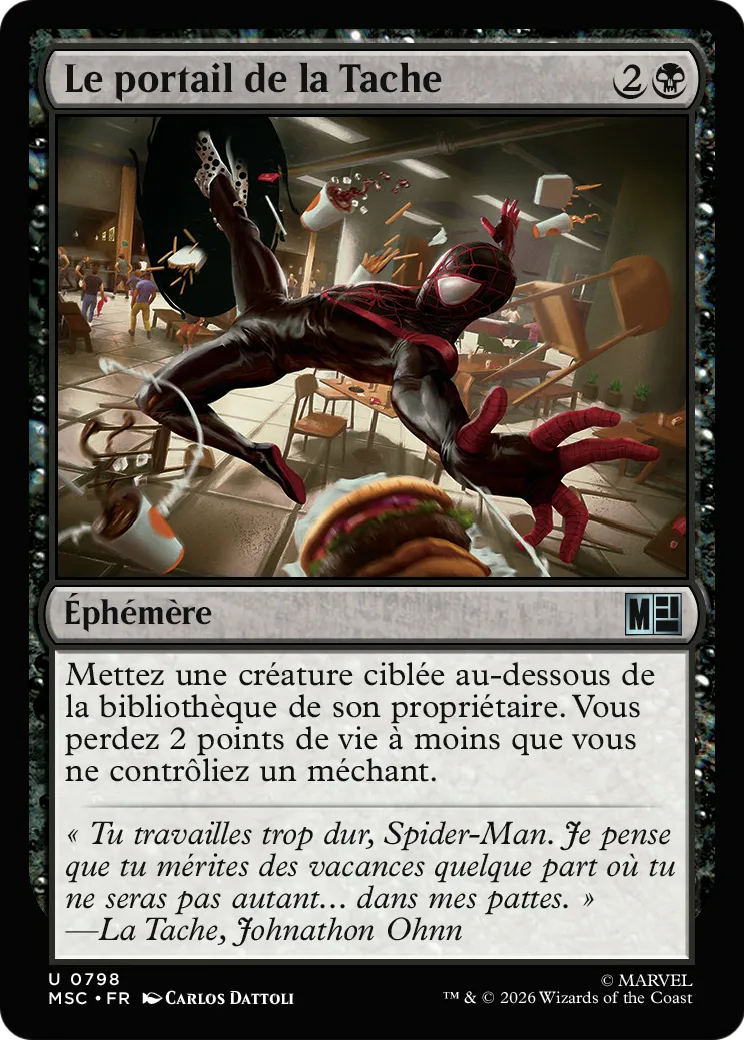 Le portail de la Tache — Marvel Super Heroes Commander — Magic: The Gathering