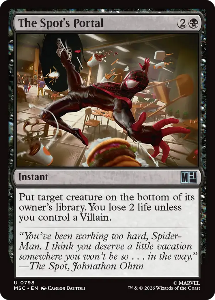 Le portail de la Tache — Marvel Super Heroes Commander — Magic: The Gathering
