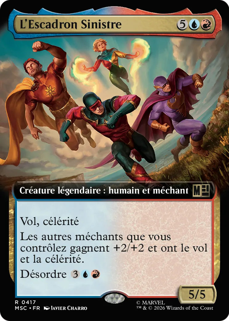 L'Escadron Sinistre — Marvel Super Heroes Commander — Magic: The Gathering