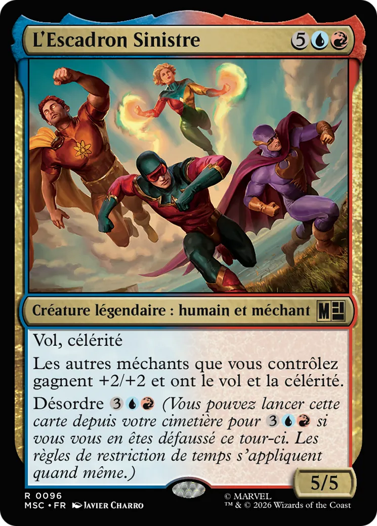 L'Escadron Sinistre — Marvel Super Heroes Commander — Magic: The Gathering