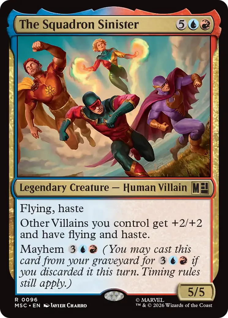 L'Escadron Sinistre — Marvel Super Heroes Commander — Magic: The Gathering