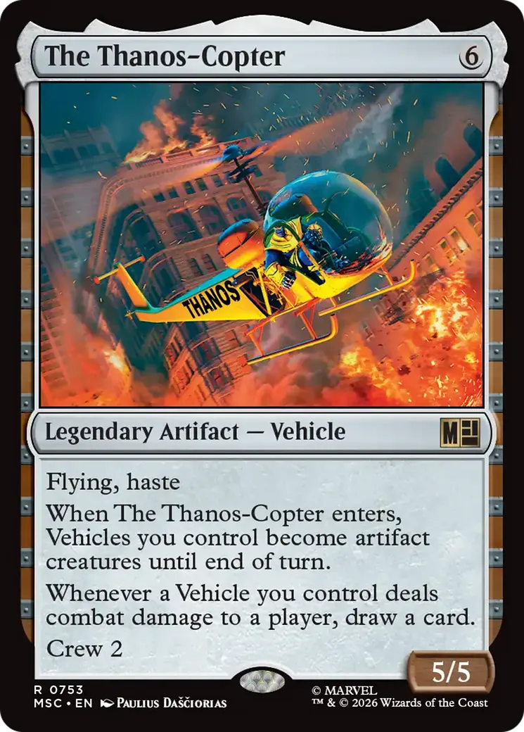 The Thanos-Copter — Marvel Super Heroes Commander — Magic: The Gathering