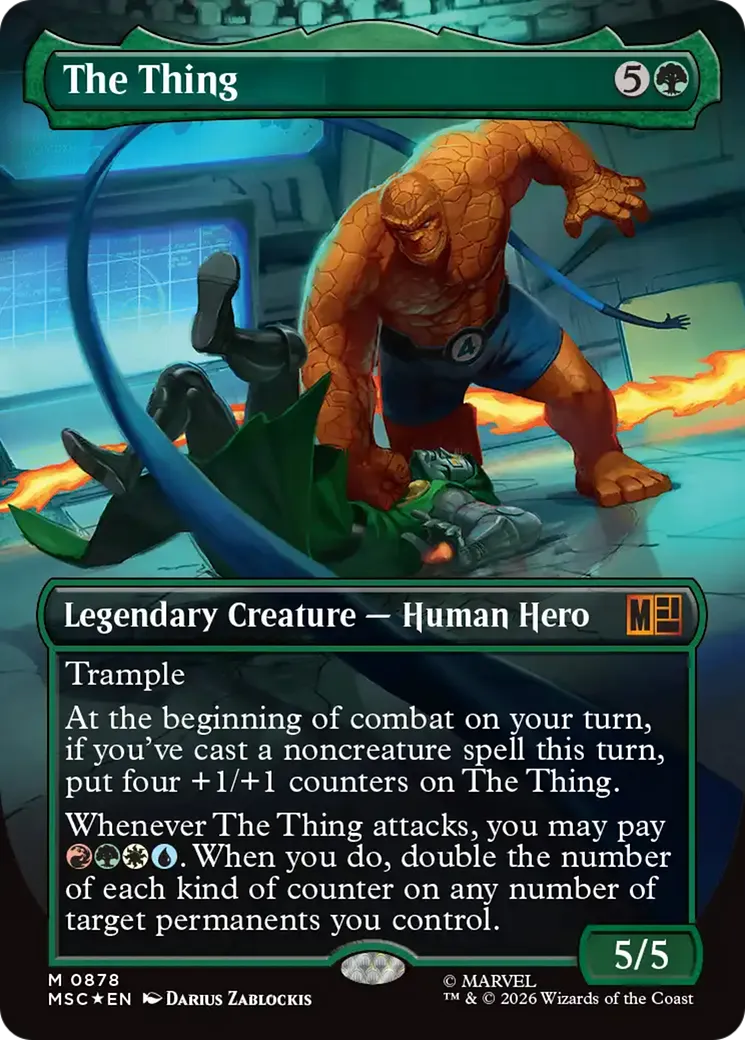 The Thing — Marvel Super Heroes Commander — Magic: The Gathering