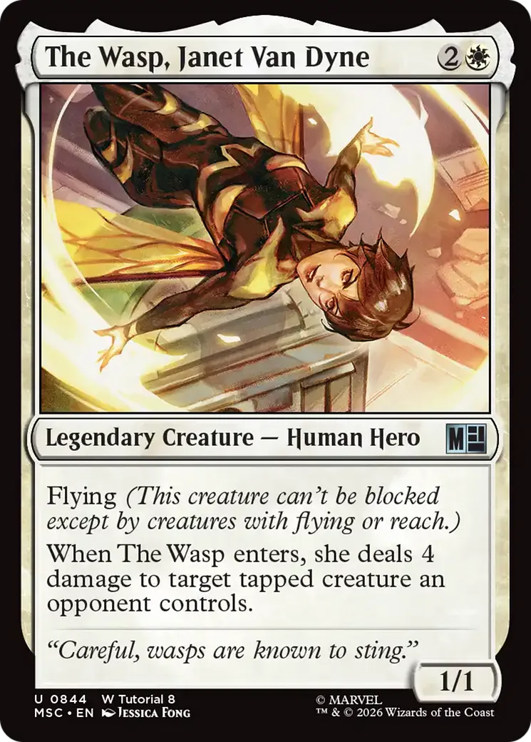 La Guêpe, Janet Van Dyne — Marvel Super Heroes Commander — Magic: The Gathering