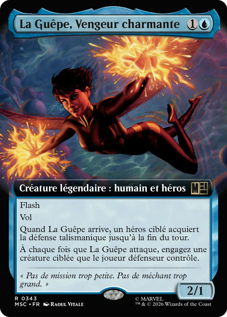 La Guêpe, Vengeur charmante — Marvel Super Heroes Commander — Magic: The Gathering