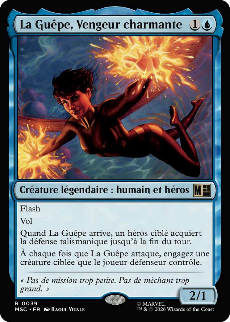 La Guêpe, Vengeur charmante — Marvel Super Heroes Commander — Magic: The Gathering