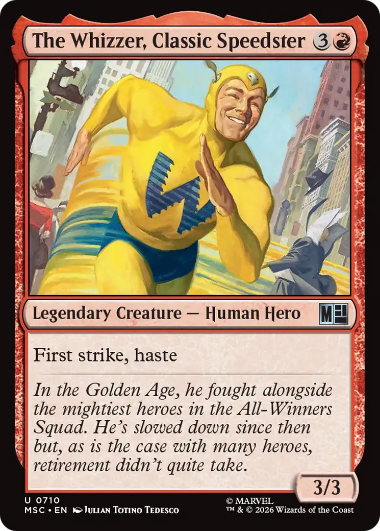 Le Bolide, fonceur classique — Marvel Super Heroes Commander — Magic: The Gathering