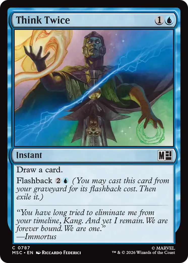 Think Twice — Marvel Super Heroes Commander — Magic: The Gathering