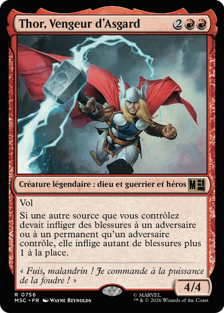 Thor, Vengeur d'Asgard — Marvel Super Heroes Commander — Magic: The Gathering