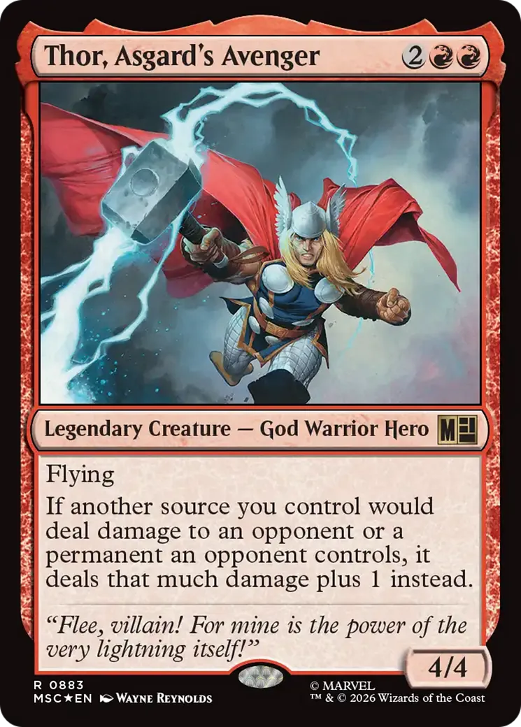 Thor, Asgard's Avenger — Marvel Super Heroes Commander — Magic: The Gathering