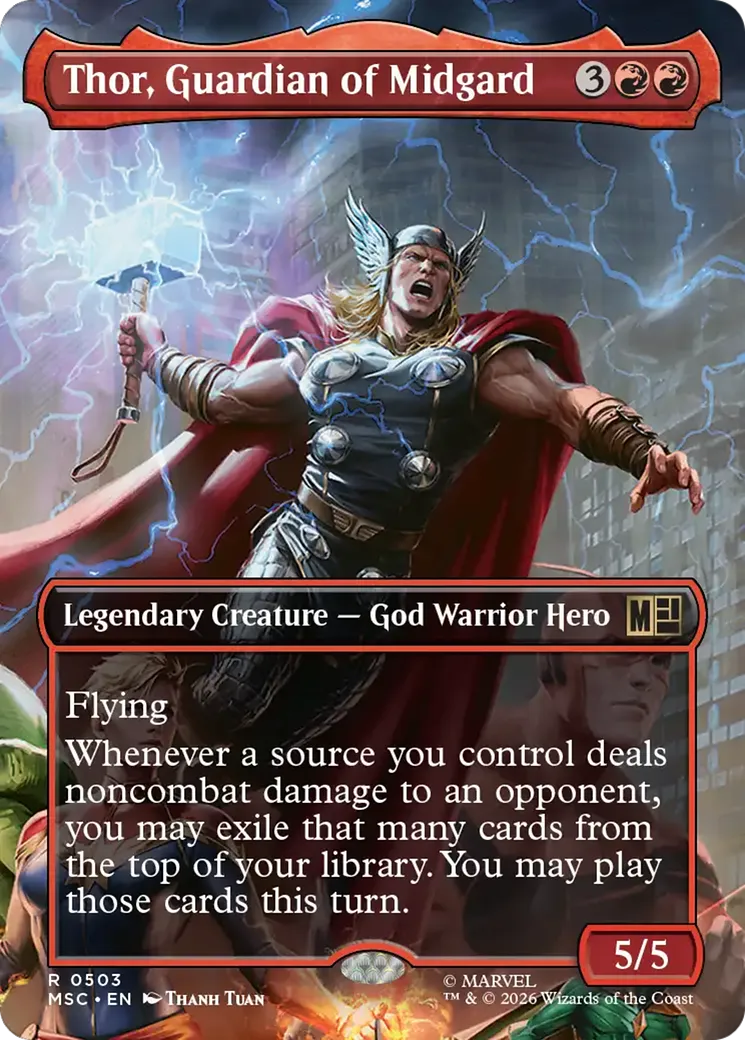 Thor, gardien de Midgard — Marvel Super Heroes Commander — Magic: The Gathering