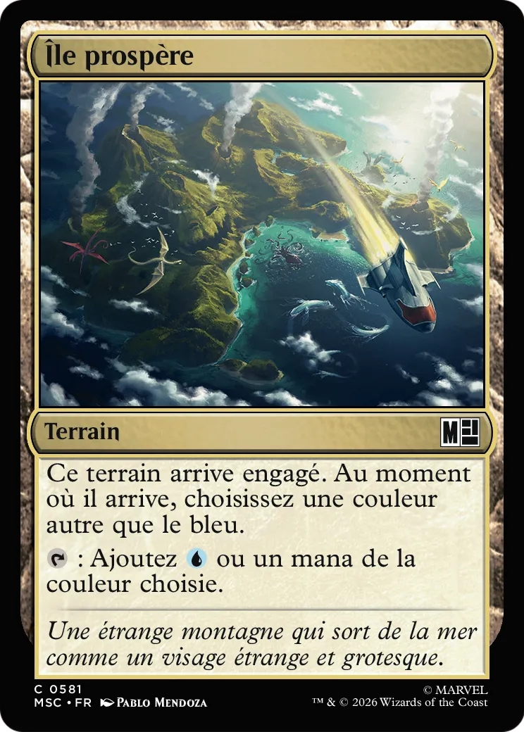 Île prospère — Marvel Super Heroes Commander — Magic: The Gathering