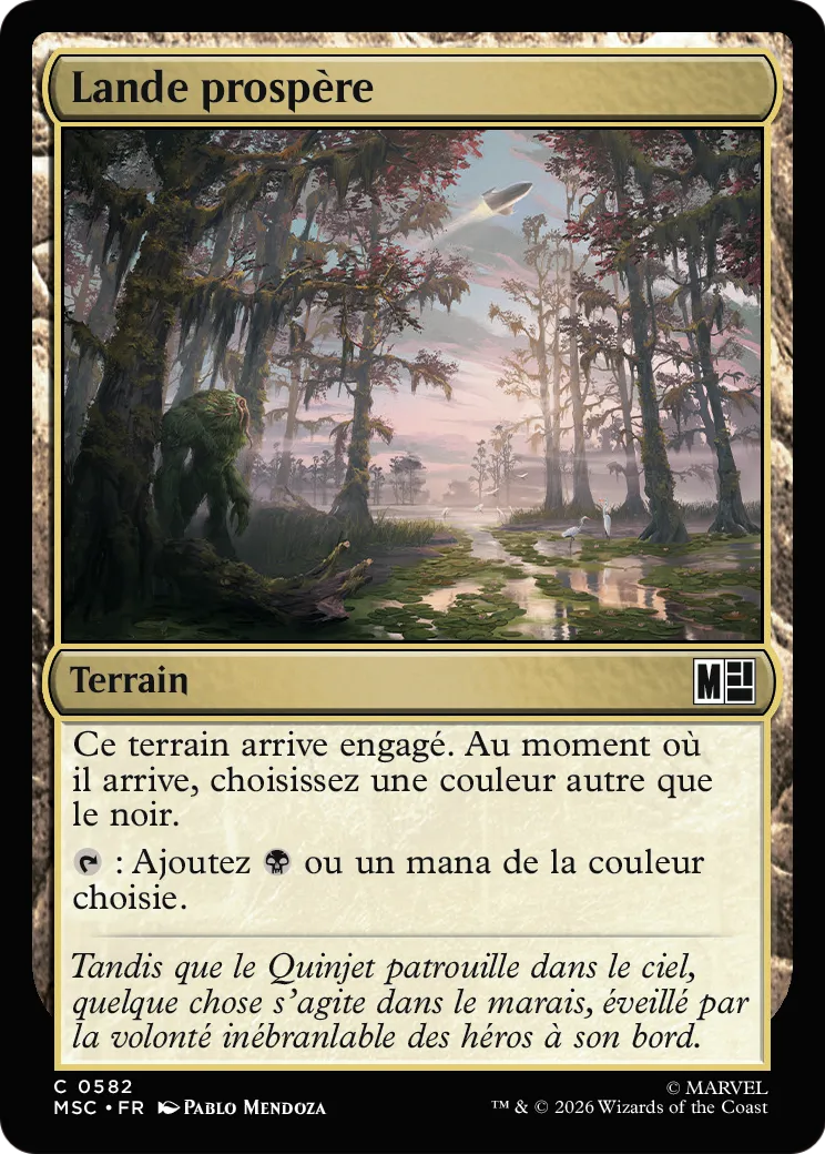 Lande prospère — Marvel Super Heroes Commander — Magic: The Gathering