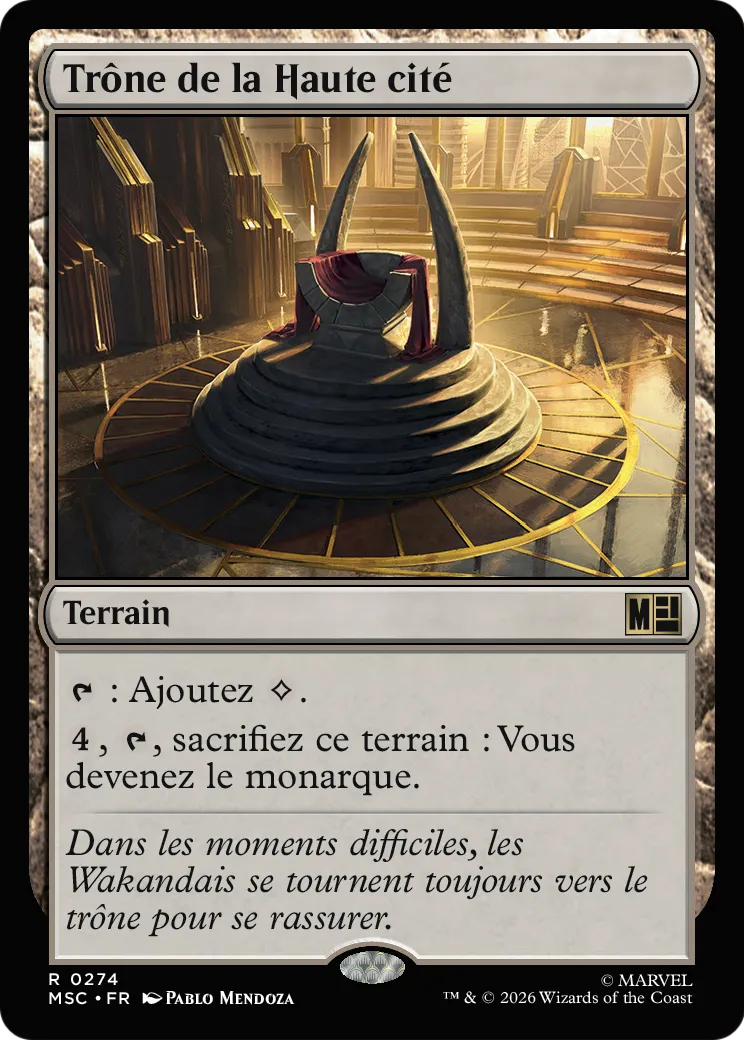 Trône de la Cité Haute — Marvel Super Heroes Commander — Magic: The Gathering