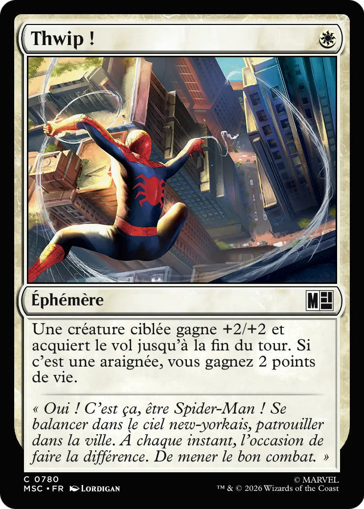 Thwip ! — Marvel Super Heroes Commander — Magic: The Gathering