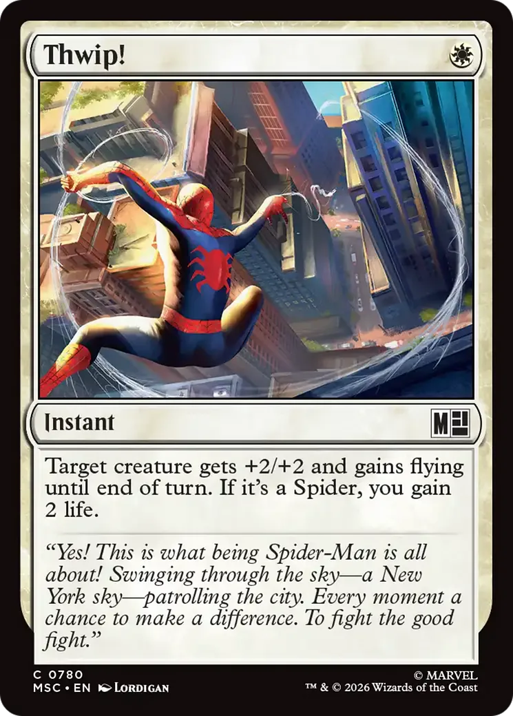 Thwip ! — Marvel Super Heroes Commander — Magic: The Gathering