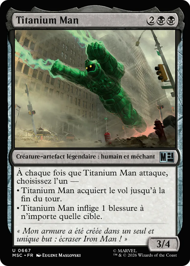 Titanium Man — Marvel Super Heroes Commander — Magic: The Gathering