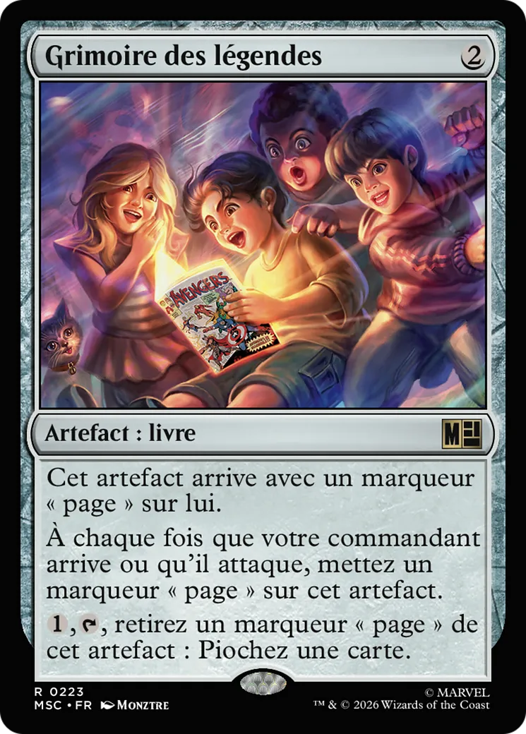 Grimoire des légendes — Marvel Super Heroes Commander — Magic: The Gathering
