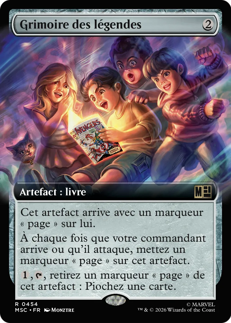 Grimoire des légendes — Marvel Super Heroes Commander — Magic: The Gathering