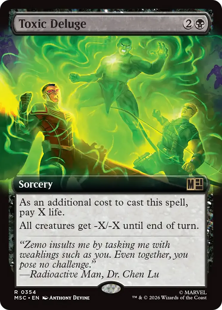 Toxic Deluge — Marvel Super Heroes Commander — Magic: The Gathering