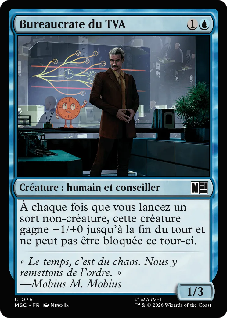 Bureaucrate du TVA — Marvel Super Heroes Commander — Magic: The Gathering