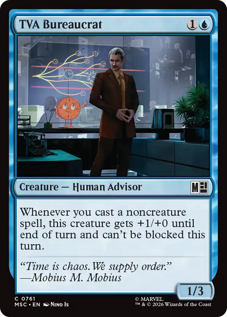 TVA Bureaucrat — Marvel Super Heroes Commander — Magic: The Gathering
