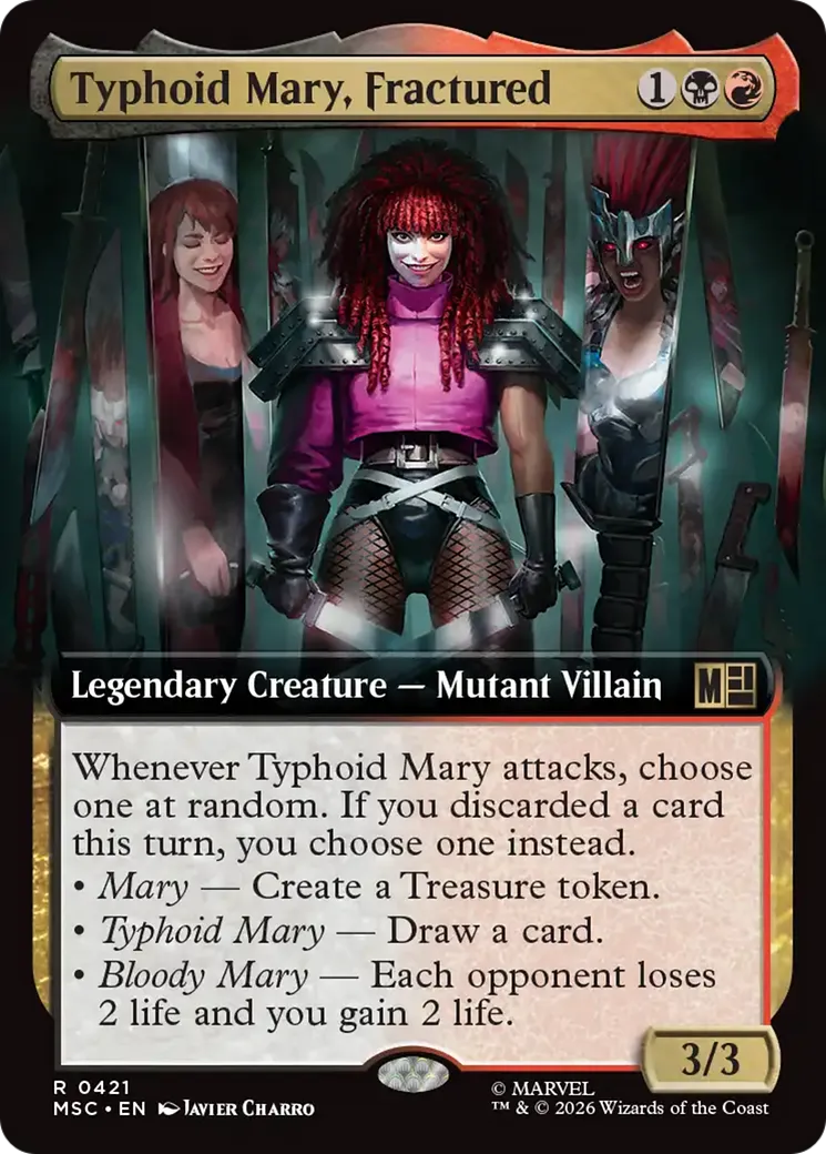 Typhoid Mary, Fractured — Marvel Super Heroes Commander — Magic: The Gathering